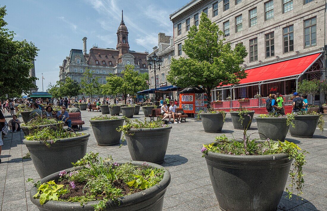 Place Jacques-Cartier,Old Montreal,Quebec,Canada.