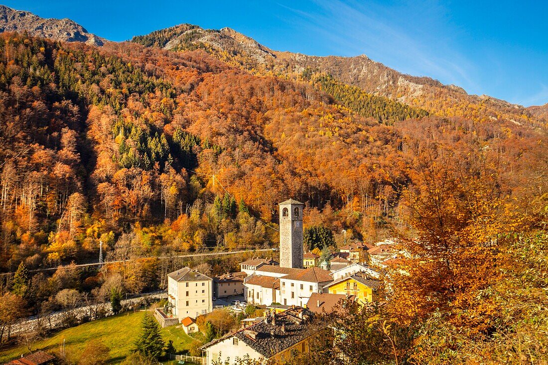 Campiglia Cervo, Val di Cervo, Piemont, Italien, Europa
