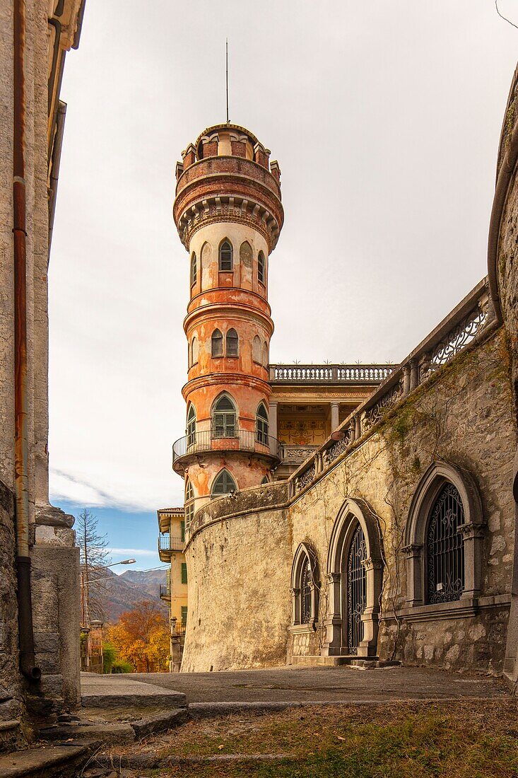 Burg von Roreto, Val di Cervo, Biella, Piemont, Italien, Europa