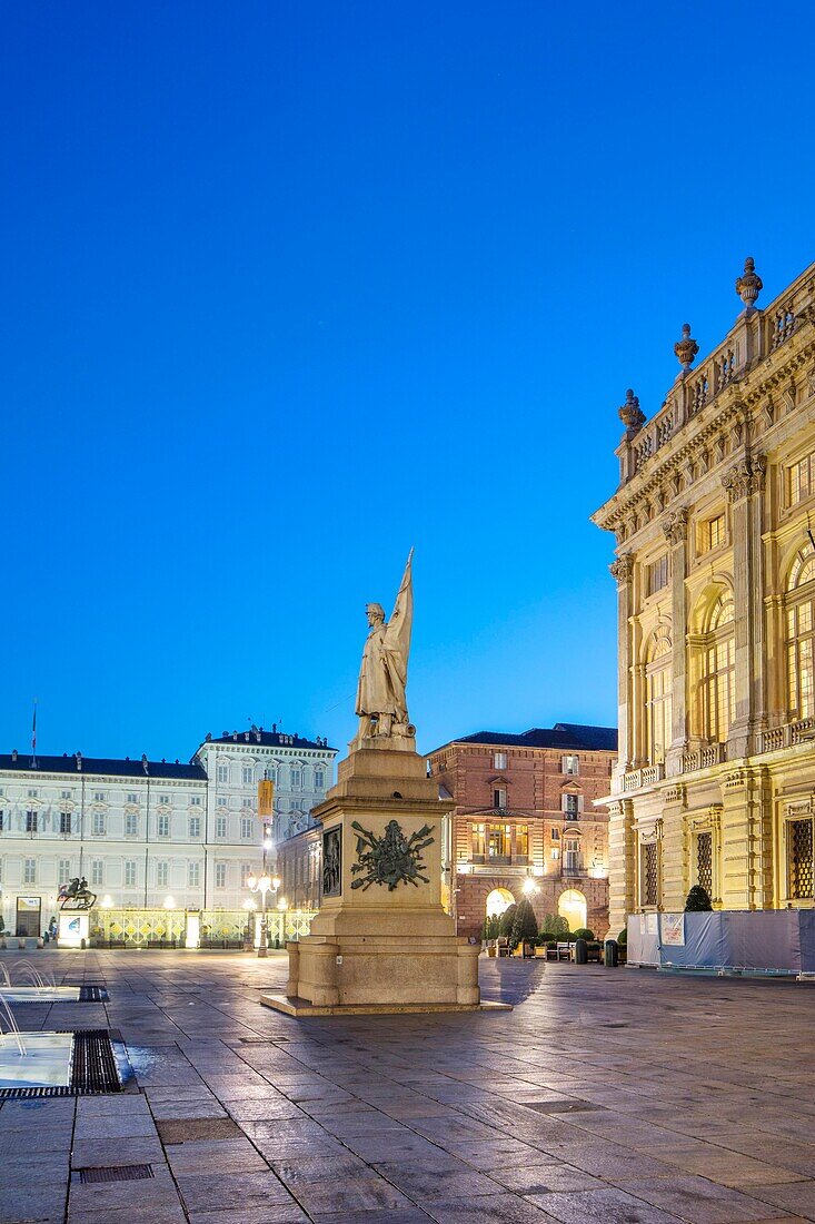 Piazza Castello, Turin, Piemont, Italien, Europa