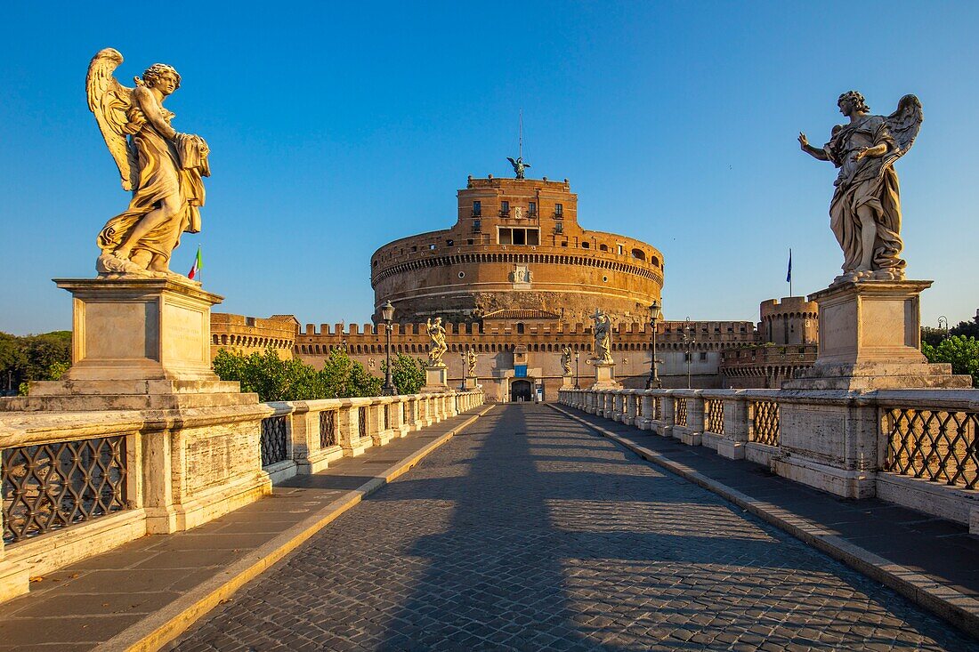 Castel Sant'Angelo, UNESCO-Weltkulturerbe, Rom, Latium, Italien, Europa