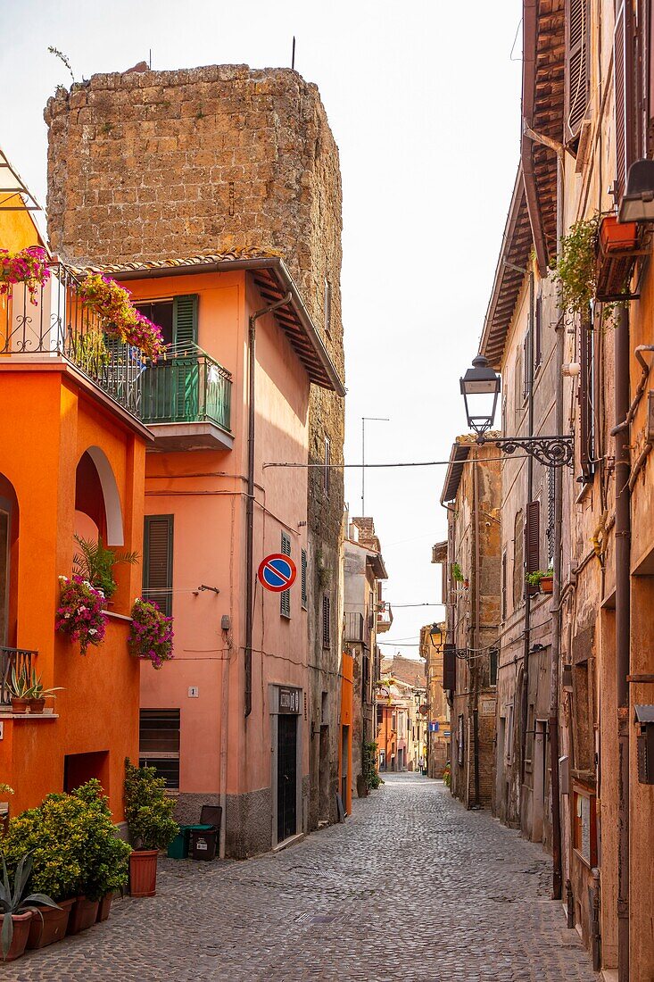 Via Garibaldi, Nepi, Viterbo, Lazio, Italy, Europe