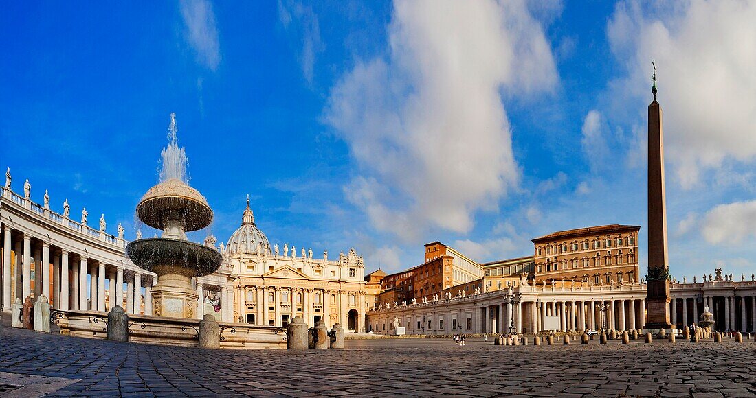 St. Peter's Basilica, Vatican City, UNESCO World Heritage Site, Rome, Lazio, Italy, Europe