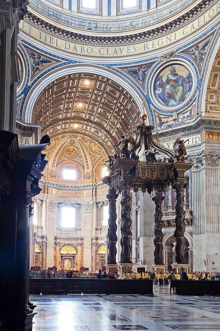 Petersdom, Vatikanstadt, UNESCO-Weltkulturerbe, Rom, Latium, Italien, Europa