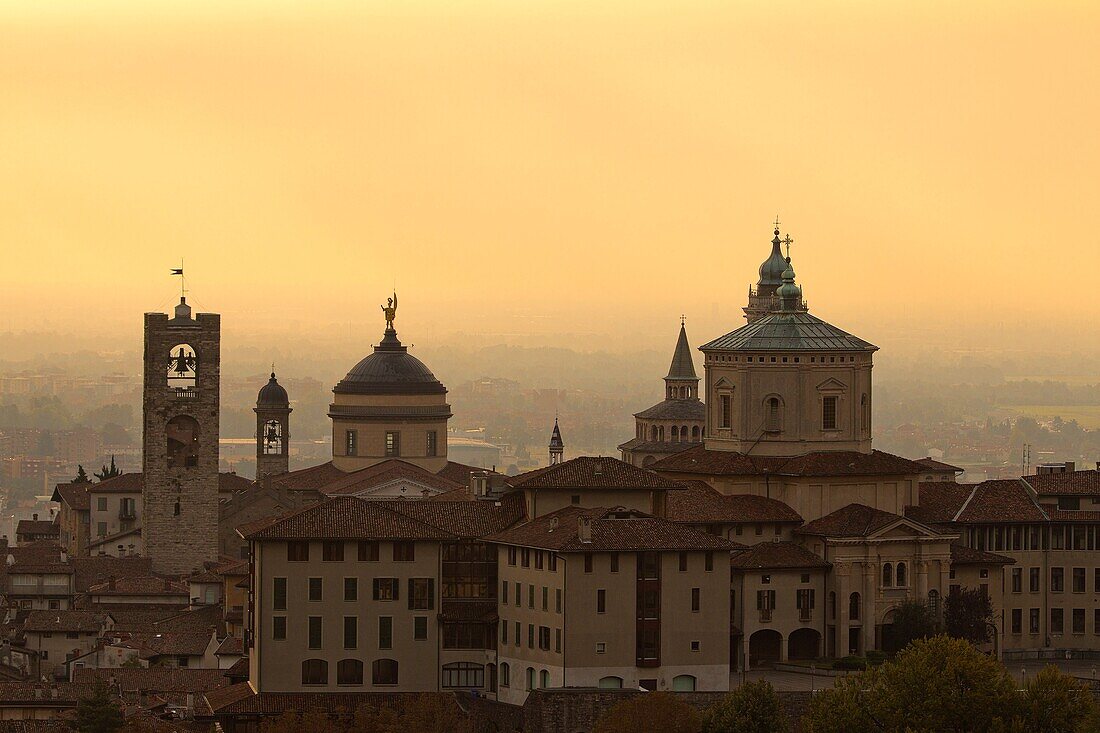 Colle San Vigilio view, Bergamo, Lombardia (Lombardy), Italy, Europe