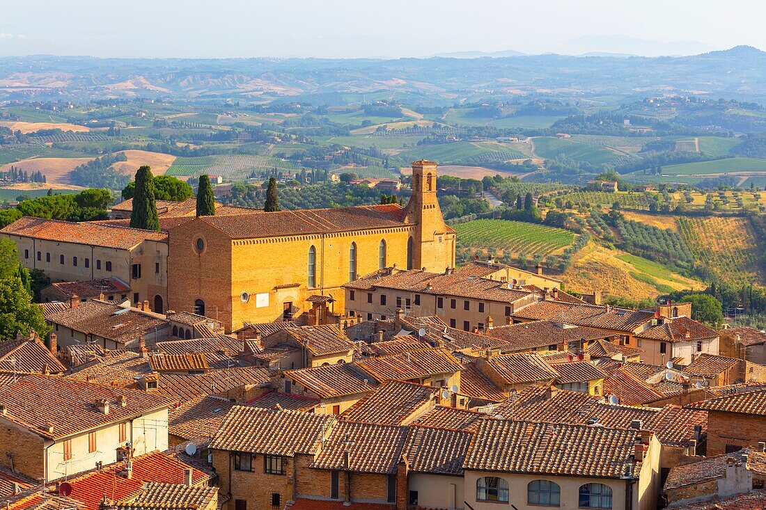San Gimignano, Siena, Tuscany, Italy, Europe