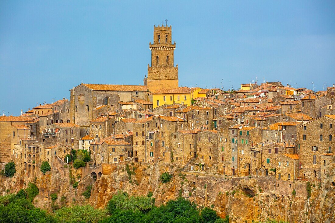 Pitigliano, Grosseto, Toskana, Italien, Europa