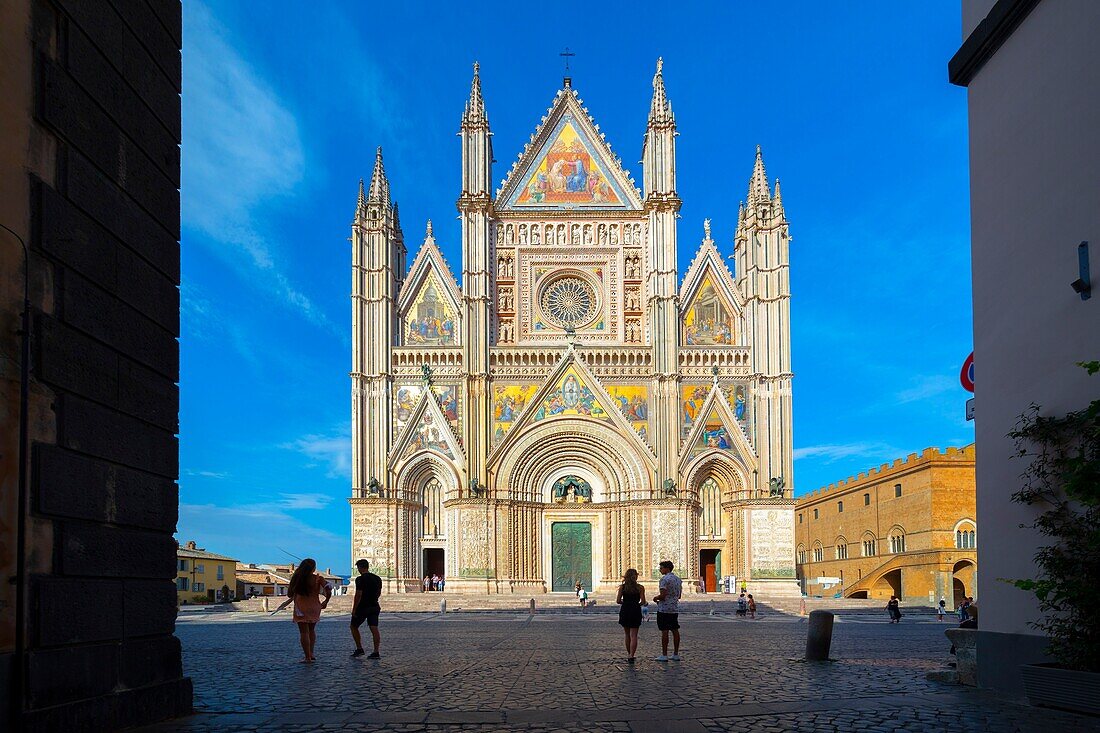 Die Kathedrale Basilika Santa Maria Assunta, Orvieto, Terni, Umbrien, Italien, Europa