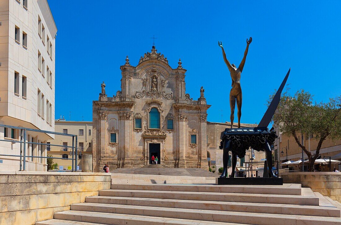 Kirche San Francesco d'Assisi, Matera, Basilicata, Italien, Europa