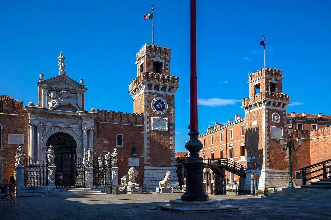 Das Arsenal, Venezia (Venedig), UNESCO-Weltkulturerbe, Venetien, Italien, Europa