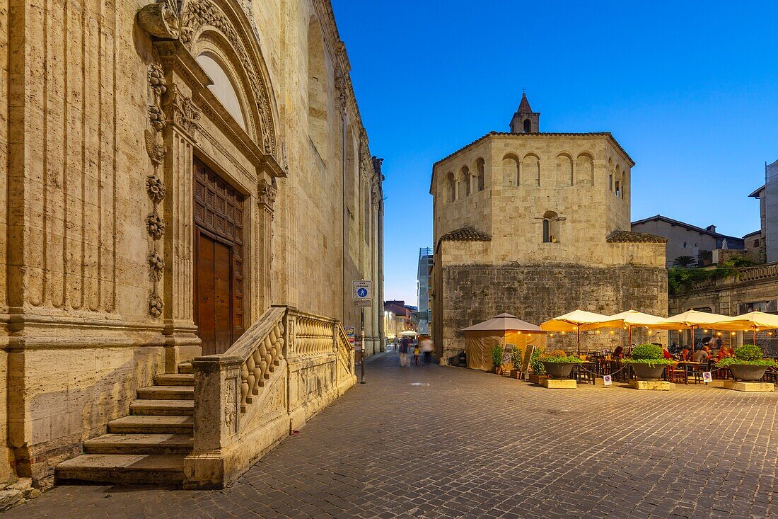 Baptistery, Ascoli Piceno, Marche, Italy, Europe