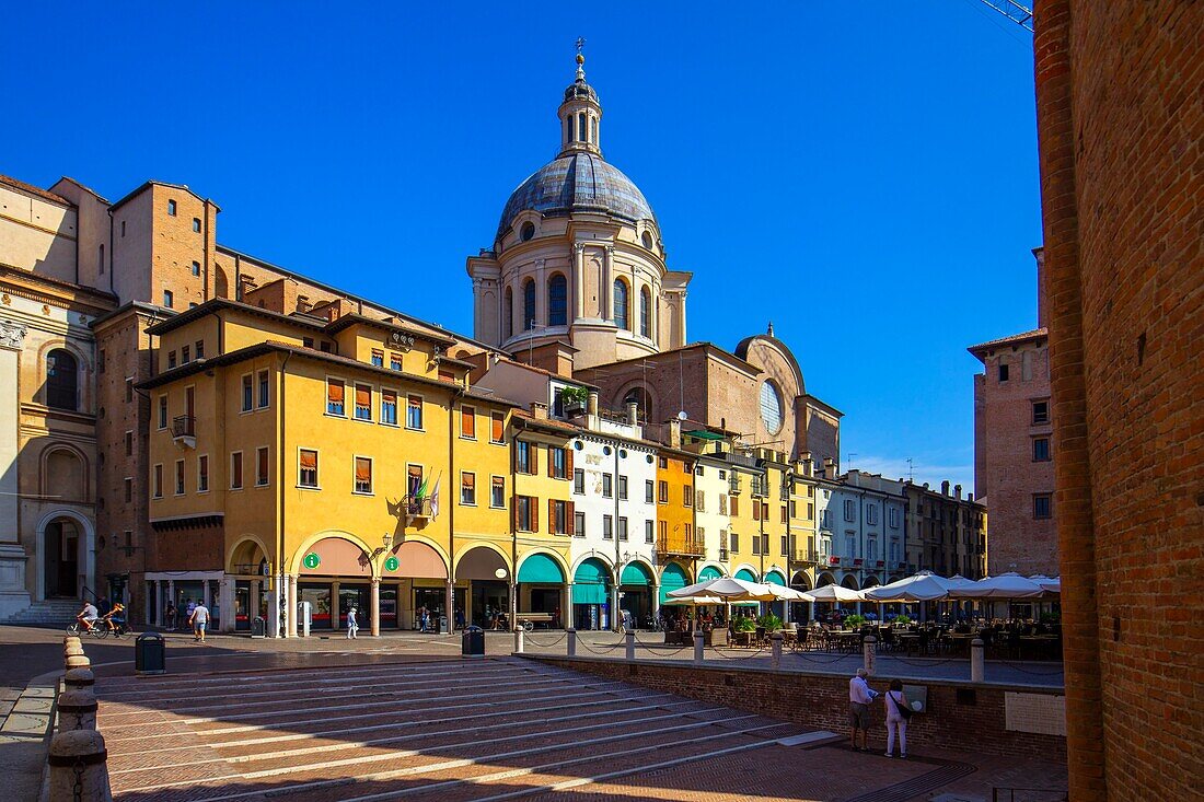 Piazza delle Erbe, Mantua (Mantua), UNESCO-Weltkulturerbe, Lombardei (Lombardei), Italien, Europa