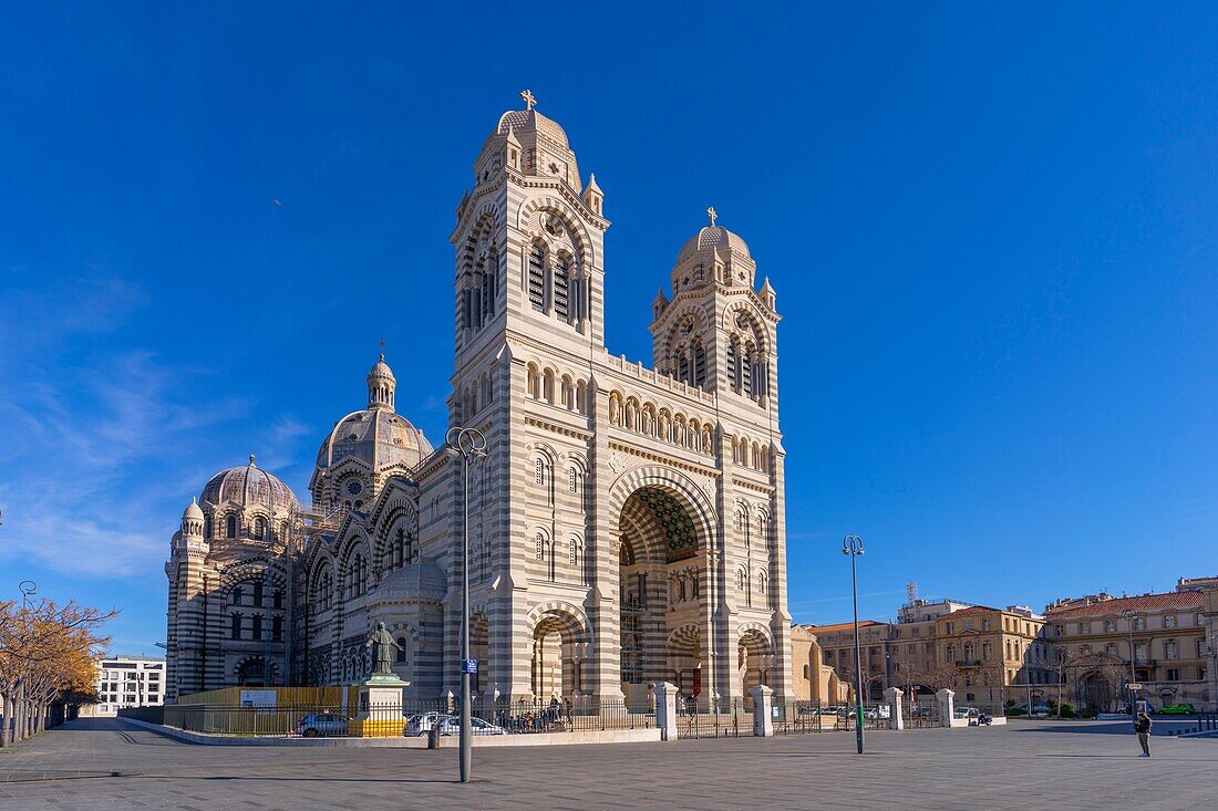 Cathedral of Saint Mary Major, Marseille, Provence-Alpes-Cote d'Azur, France, Mediterranean, Europe
