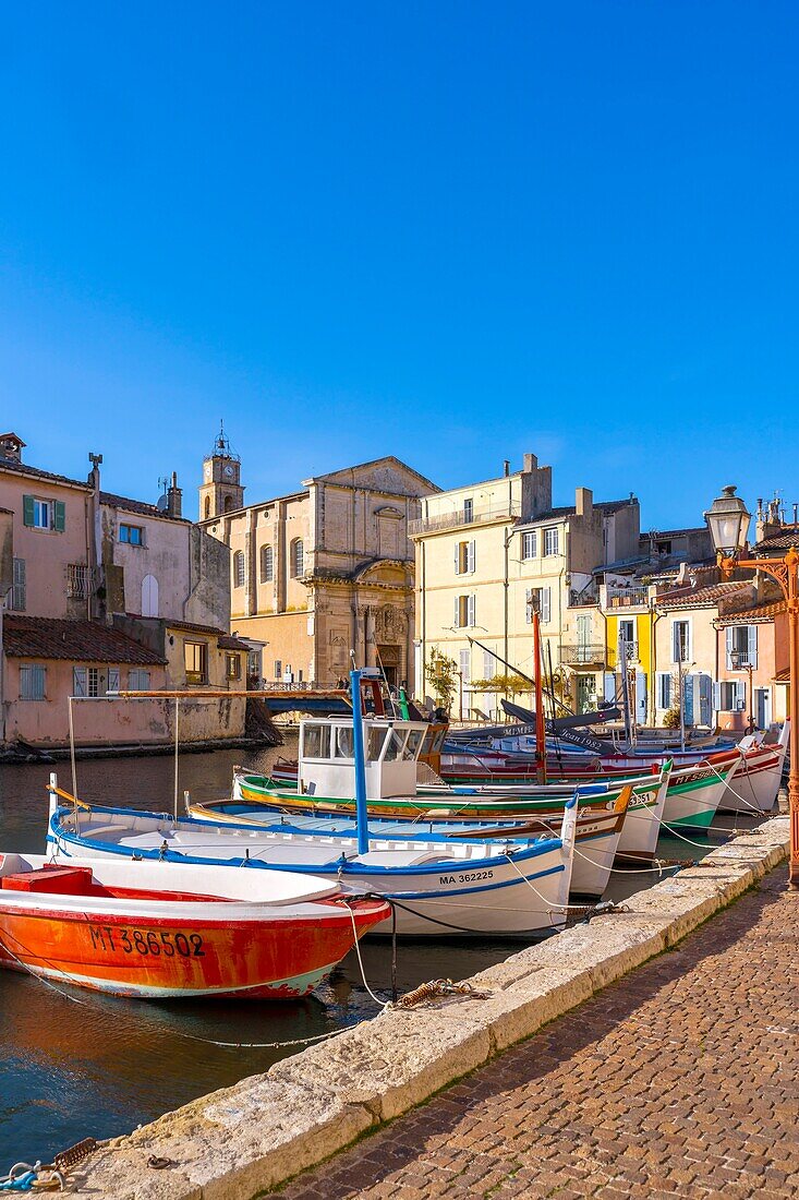 Quai Brescon, Martigues, Bouches-du-Rhone, Provence-Alpes-Cote d'Azur, France, Mediterranean, Europe