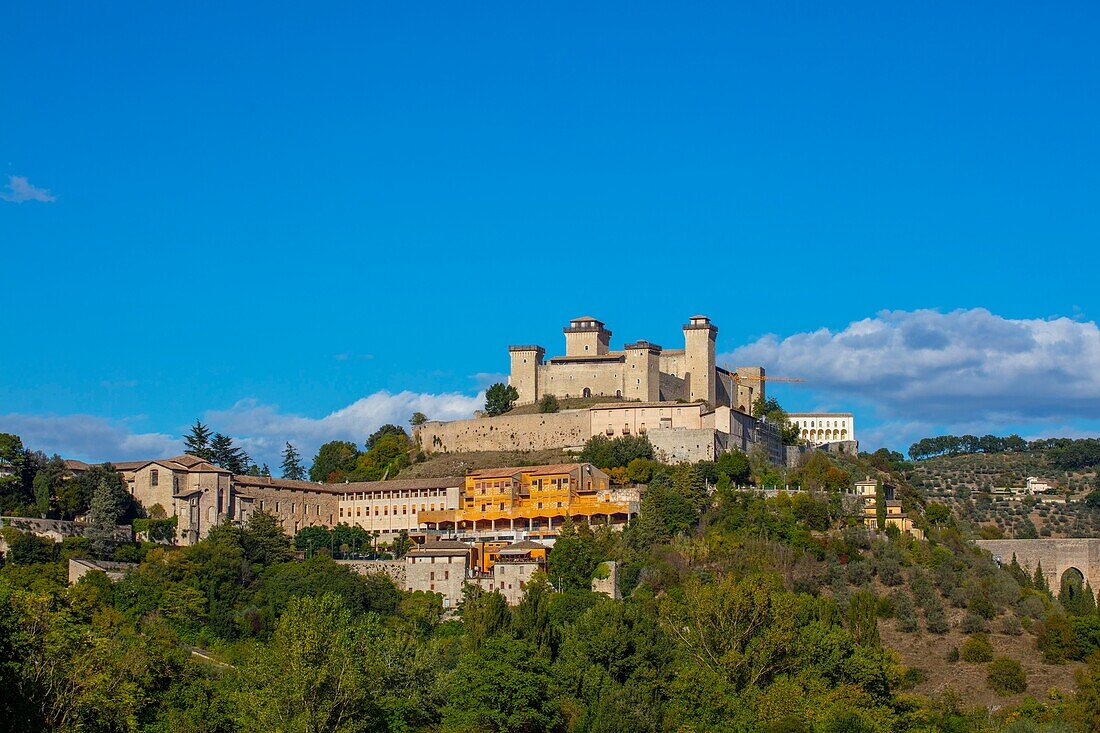 Rocca Albornoziana, Spoleto, Umbria, Italy, Europe