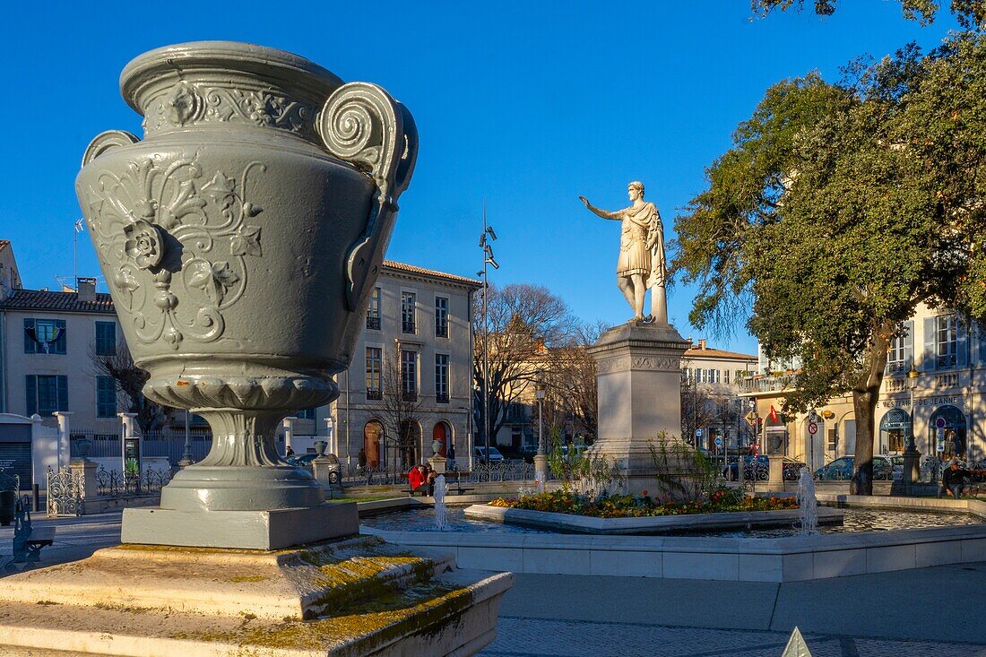 Antonin Square, Nimes, Gard, Okzitanien, Frankreich, Europa
