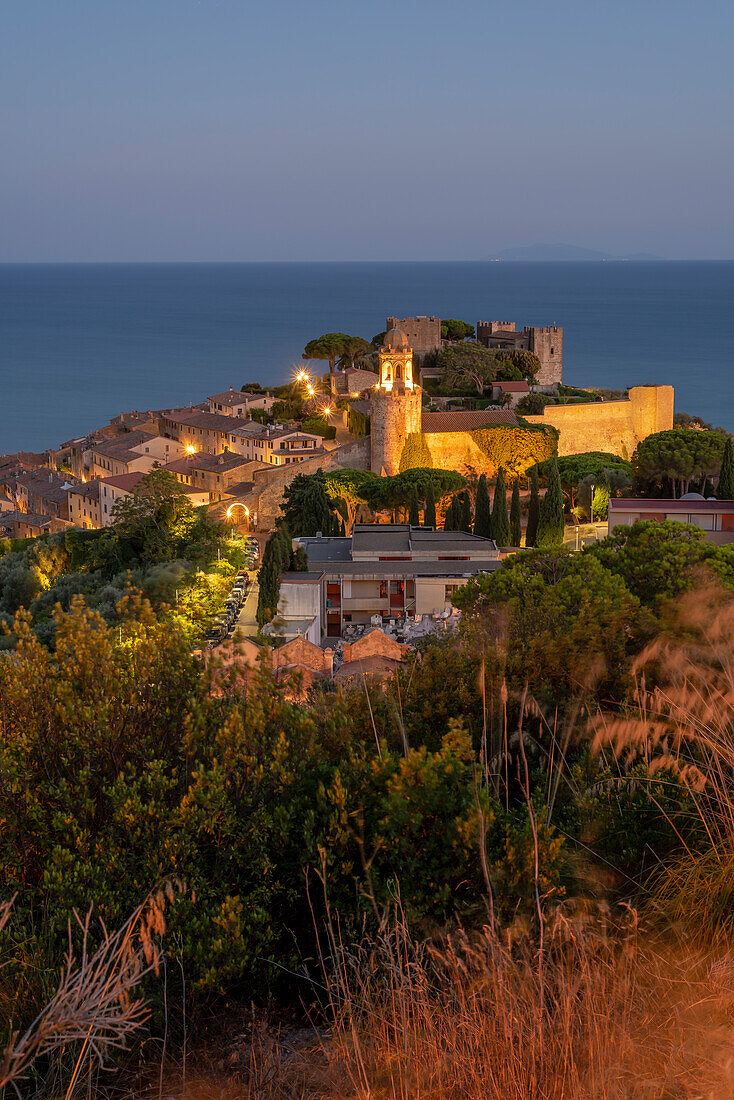 Castiglione della Pescaia, ancient city on the Tyrrhenian Sea, Mediterranean coast, Province of Grosseto, Tuscany, Italy