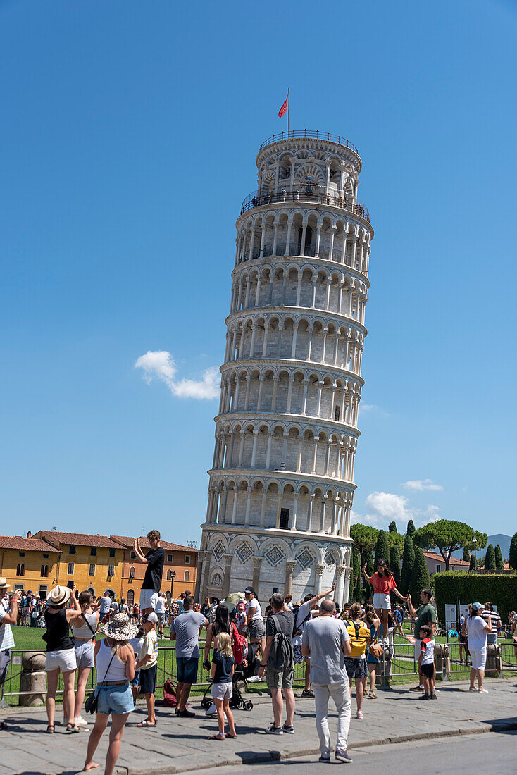Leaning Tower of Pisa, Campo dei Miracoli, Pisa, Tuscany, Italy