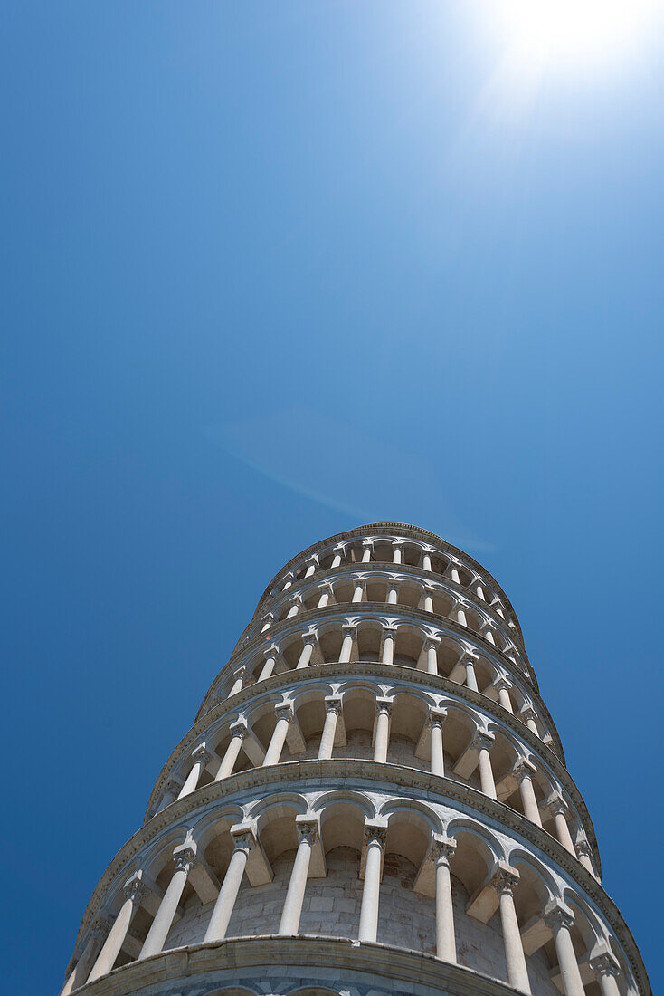 Schiefer Turm von Pisa, Campo dei Miracoli, Pisa, Toskana, Italien