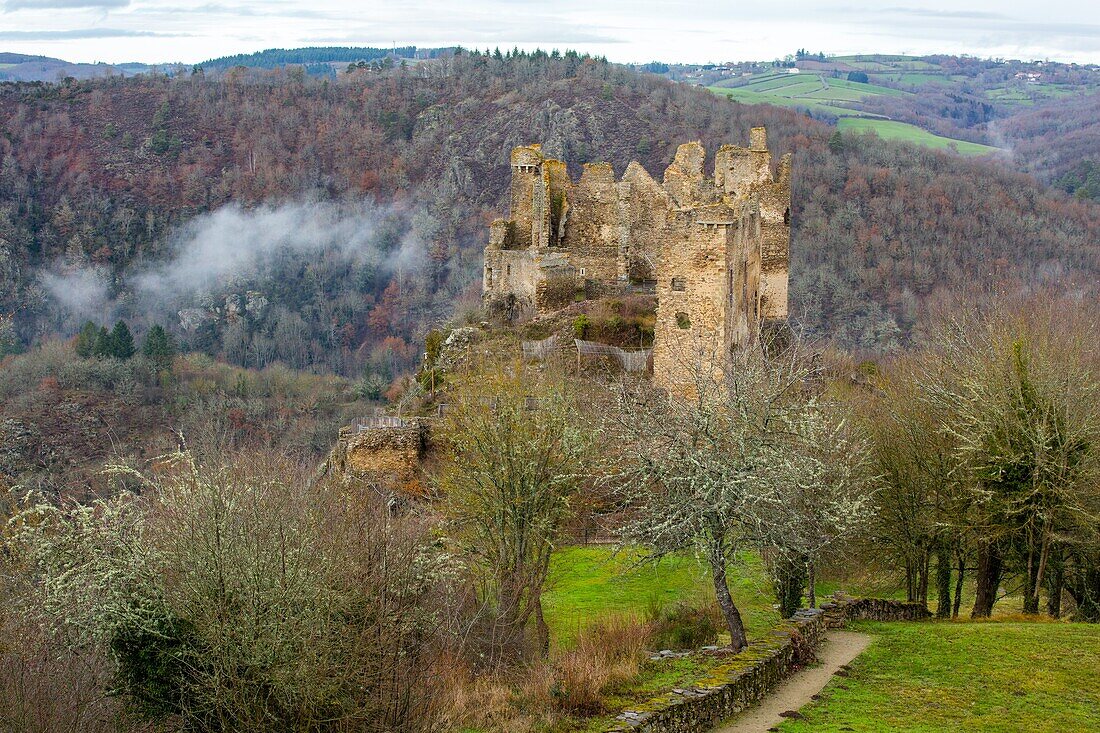 Chateau Rocher, Saint Remy De Blot, Combrailles, Puy De Dome, Auvergne