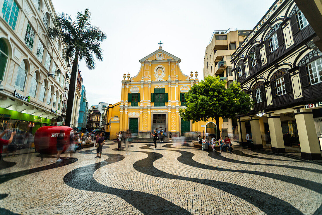 Blick auf die Dominikanerkirche in Macau
