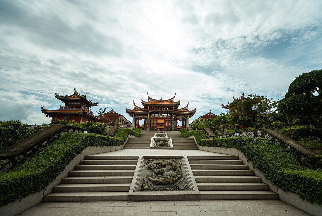 Blick auf den Tin-Hau-Tempel in Macau
