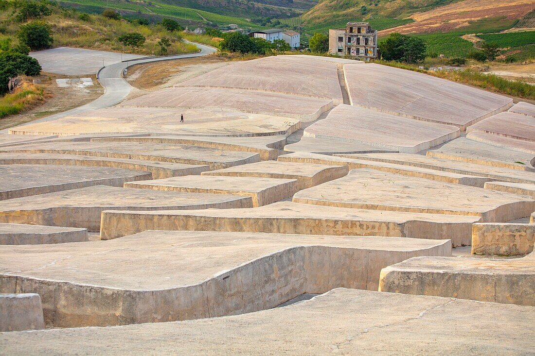 Cretto di Burri, Gibellina, Sizilien, Italien, Europa