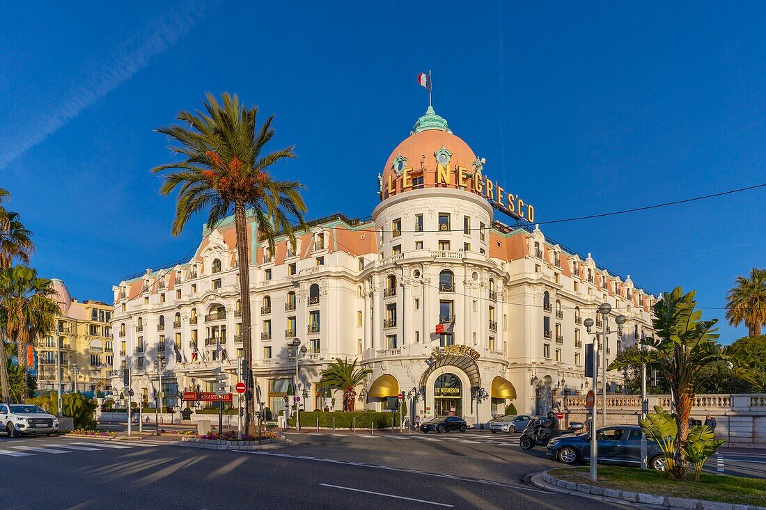 Negresco Hotel, Nice, Alpes-Maritimes, French Riviera, Provence-Alpes-Cote d'Azur, France, Mediterranean, Europe