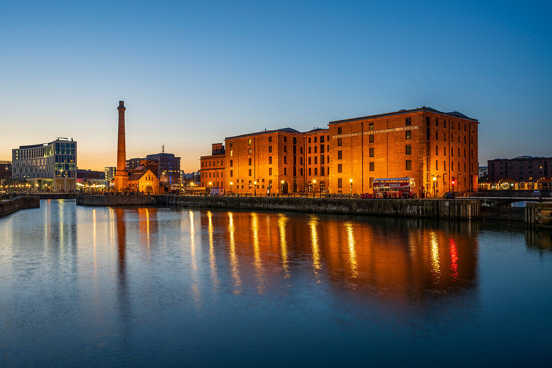 Merseyside Maritime Museum and Pump House at the Albert Dock, UNESCO World Heritage Site, Liverpool, Merseyside, England, United Kingdom, Europe