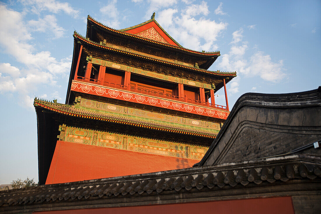 Drum Tower, Beijing, China, Asia