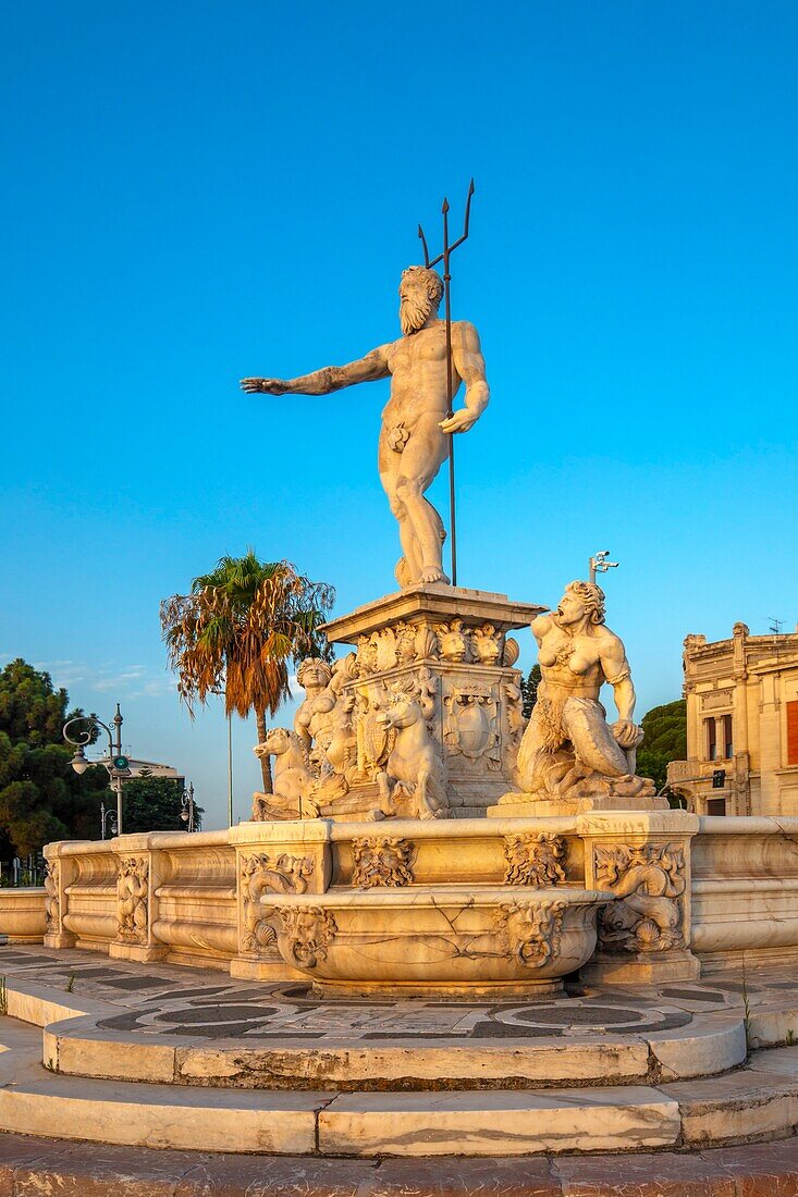 Fountain of Neptune, Messina, Sicily, Italy, Europe