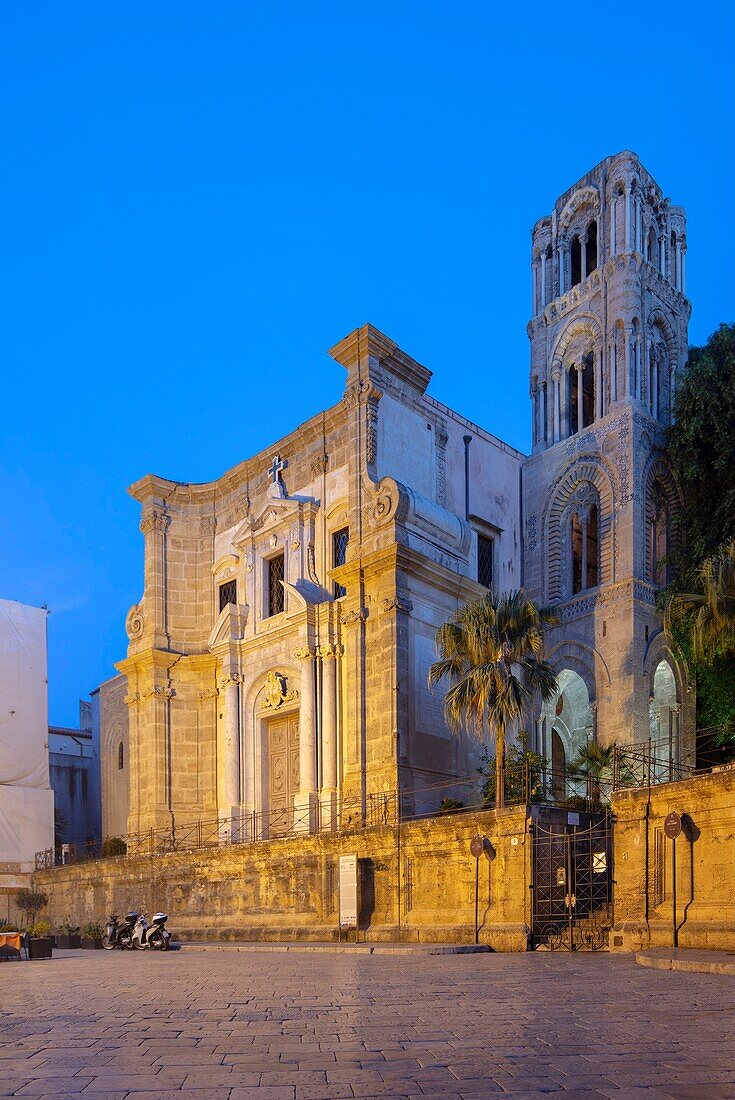 Kirche San Cataldo, UNESCO-Weltkulturerbe, Palermo, Sizilien, Italien, Europa
