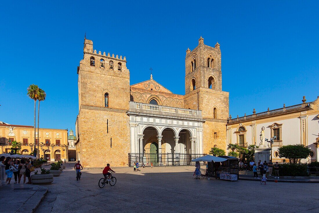 Kathedrale von Monreale, UNESCO-Weltkulturerbe, Monreale, Palermo, Sizilien, Italien, Europa
