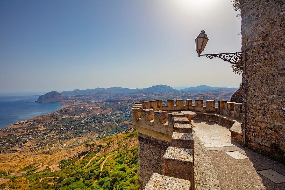 Erice, Trapani, Sizilien, Italien, Mittelmeer, Europa