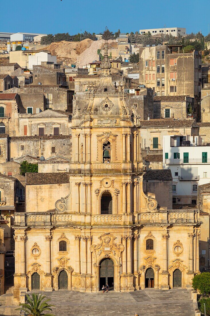 Kathedrale von San Giorgio, Modica, Ragusa, Val di Noto, UNESCO-Weltkulturerbe, Sizilien, Italien, Europa