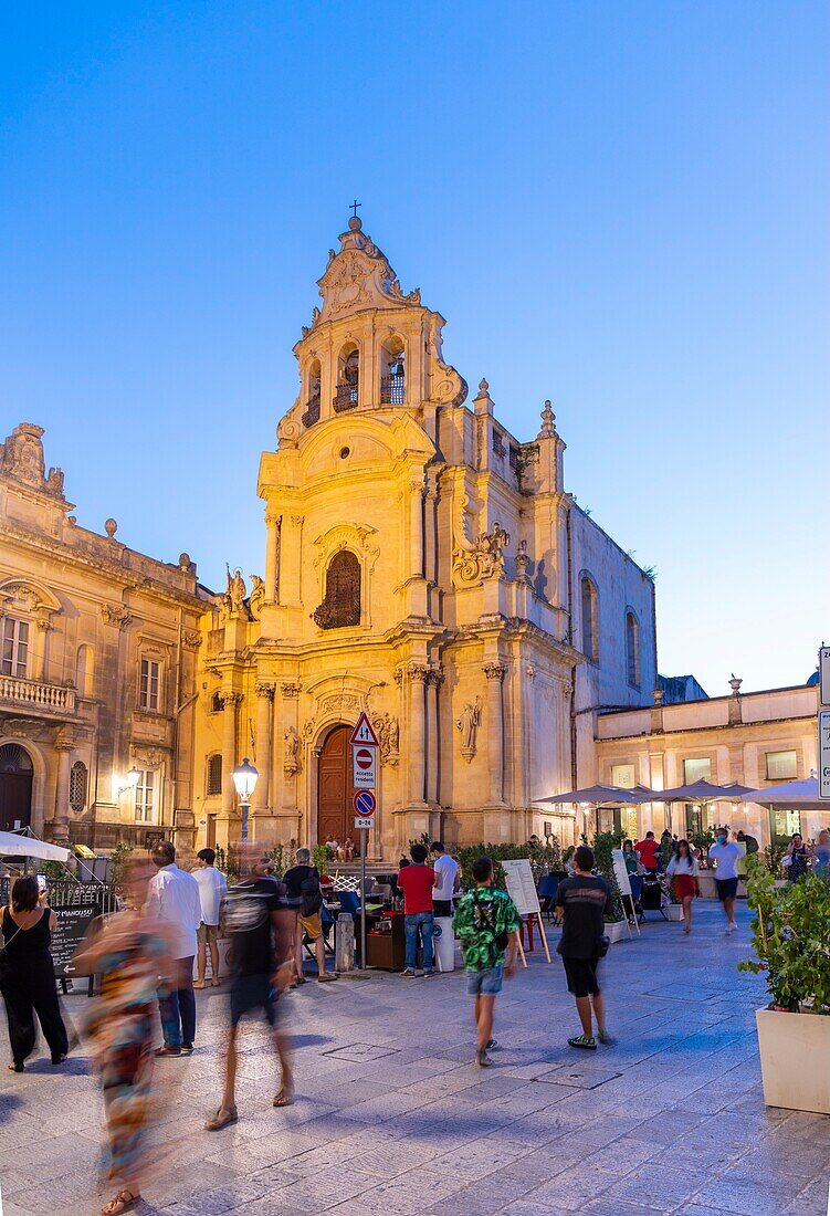 Kirche des Heiligen Giuseppe, Ragusa Ibla, Val di Noto, UNESCO-Weltkulturerbe, Sizilien, Italien, Europa