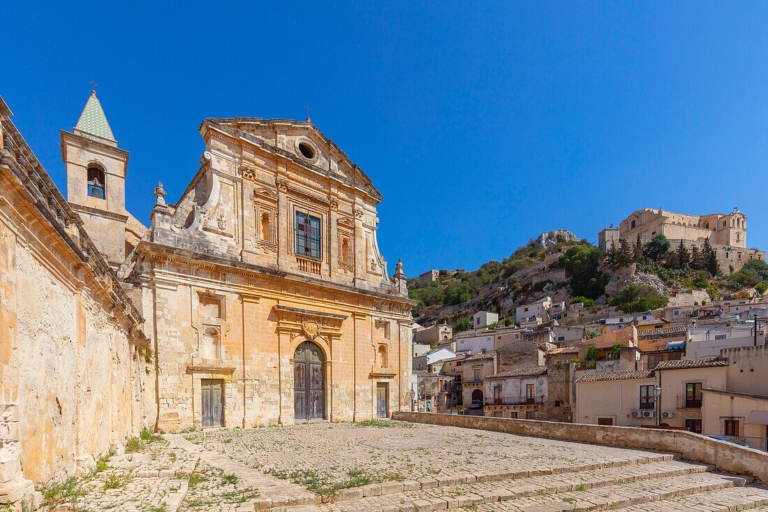 Church of Sant'Ignazio di Loyola, parish of San Guglielmo, Scicli, Val di Noto, UNESCO World Heritage Site, Ragusa, Sicily, Italy, Europe