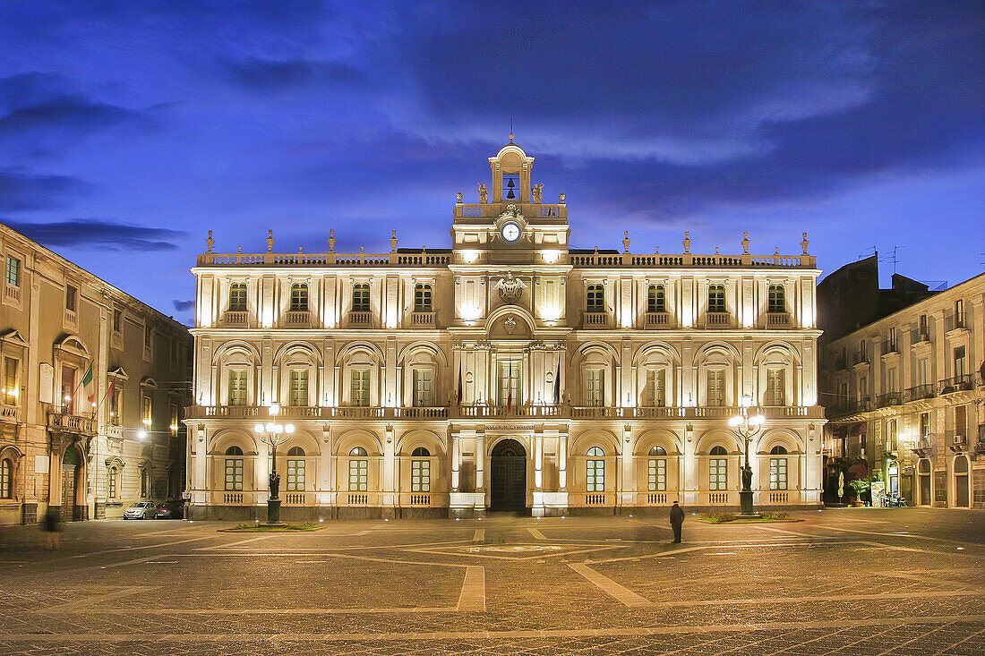 University Square, Catania, Sicily, Italy, Europe