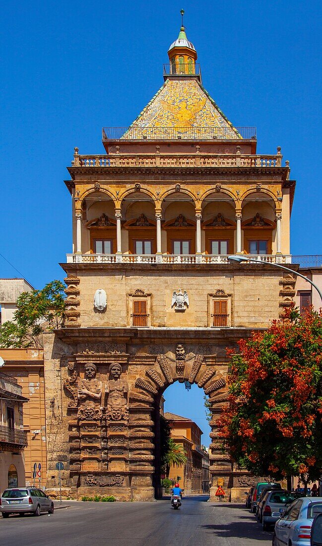 Porta Nuova, Palermo, Sizilien, Italien, Europa