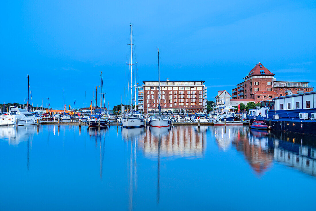 Im Hafen von Barth, Mecklenburg-Vorpommern, Deutschland