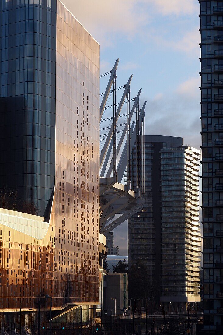 Fußball-Stadion in Downtown, Vancouver, British Columbia, Kanada West