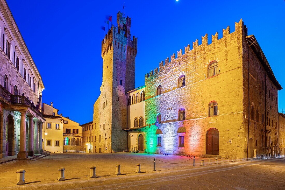 City Hall, Arezzo, Umbria, Italy, Europe
