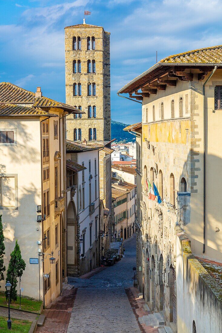 Via dei Pileati, Arezzo, Umbrien, Italien, Europa