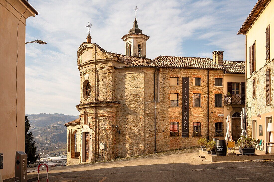 The Cathedral of San Lorenzo, Canelli, Piedmont, Italy, Europe