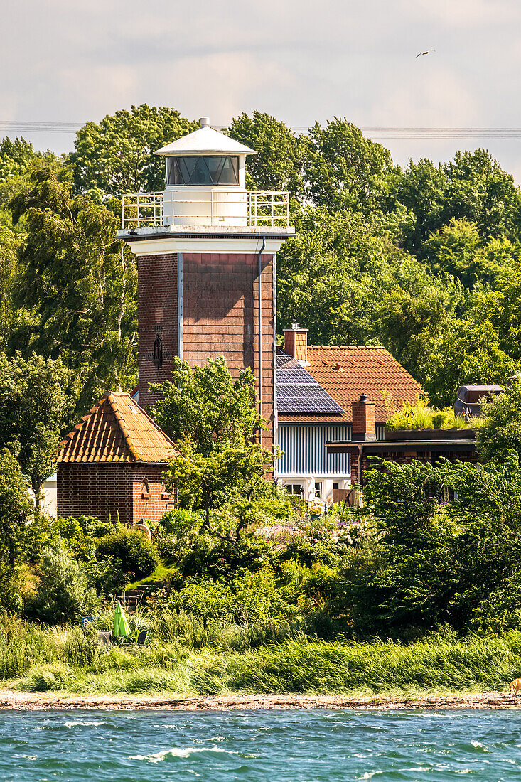 Leuchtturm in Strandhusen Heiligenhafen, Ostsee, Ostholstein, Schleswig-Holstein, Deutschland