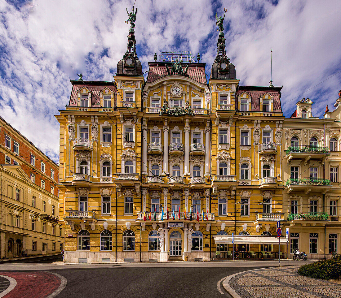 Grandhotel Pacifik in the spa district of Mariánské Lázné, Mariánské Lázné, Czech Republic