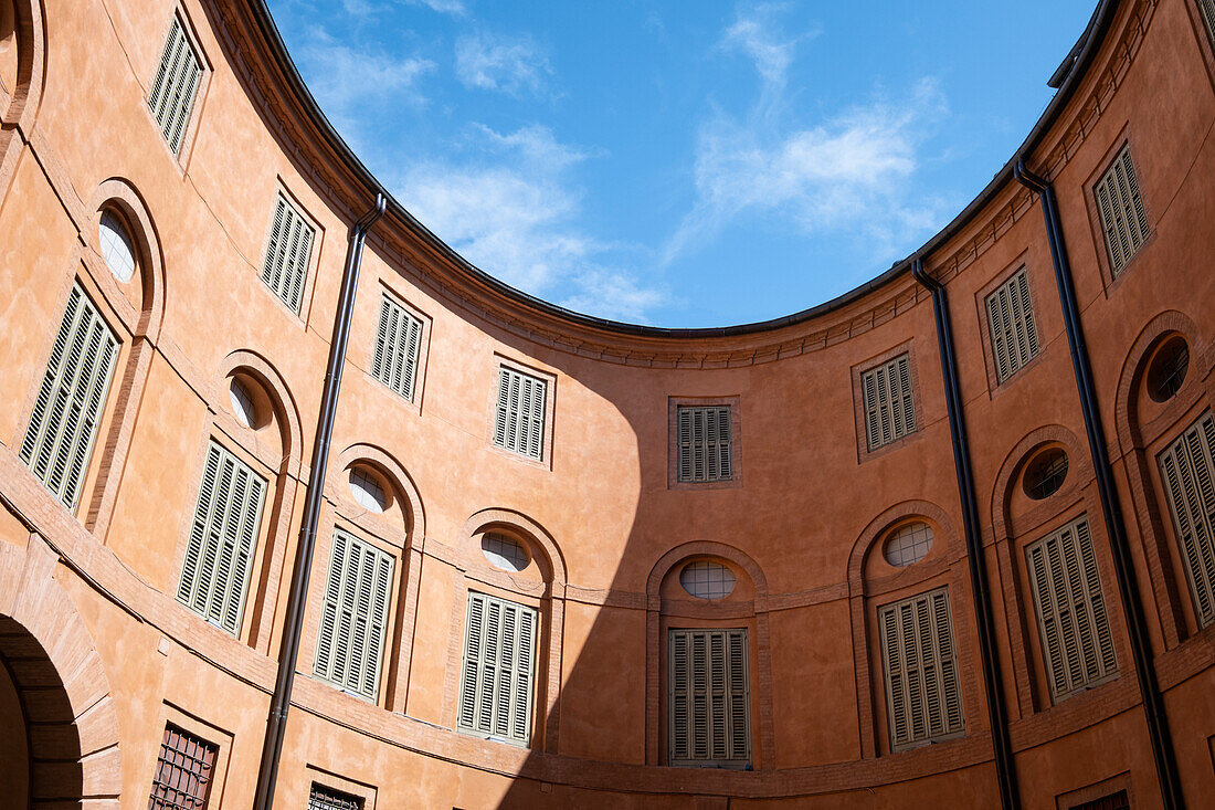 Fassade der Rotonda Foschini, Ferrara, Emilia-Romagna, Italien