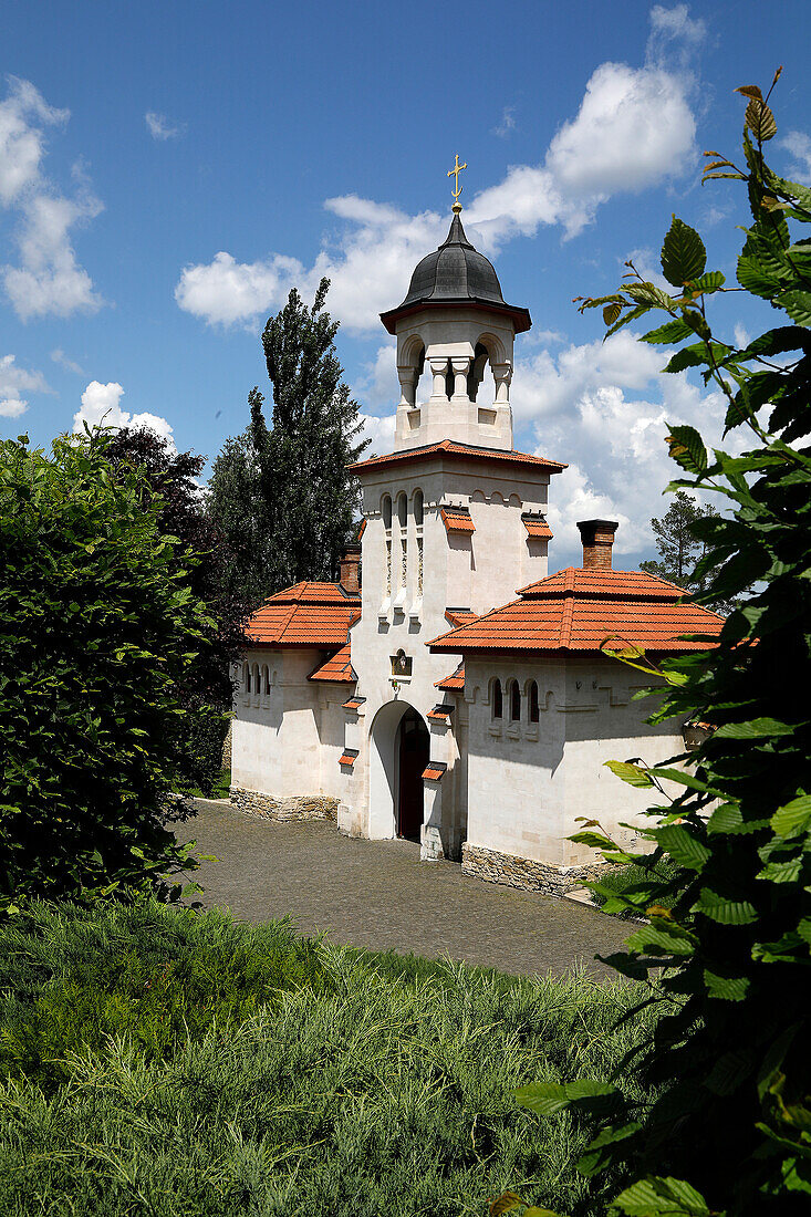 Curchi Kloster Veranda, Curchi, Moldawien, Europa