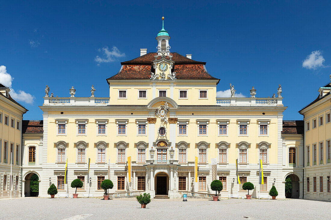 Schloss Residenzschloss, Ludwigsburg, Baden-Württemberg, Deutschland, Europa