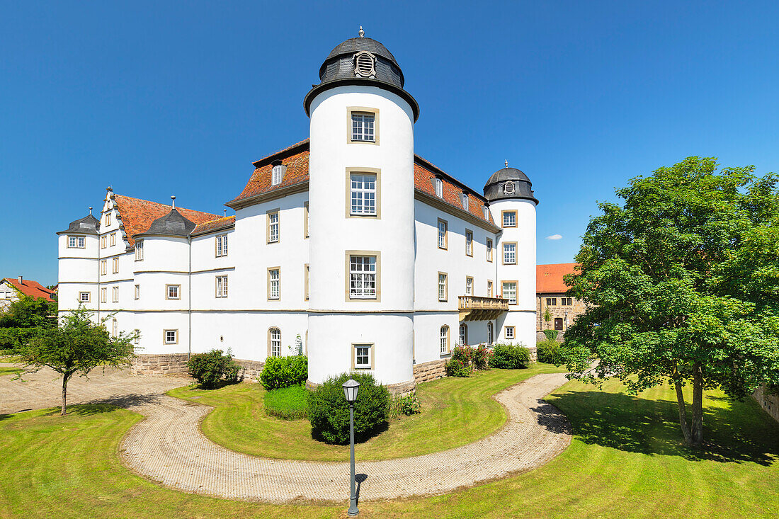 Renaissance Castle Pfedelbach, Hohenlohe, Baden-Wurttemberg, Germany, Europe